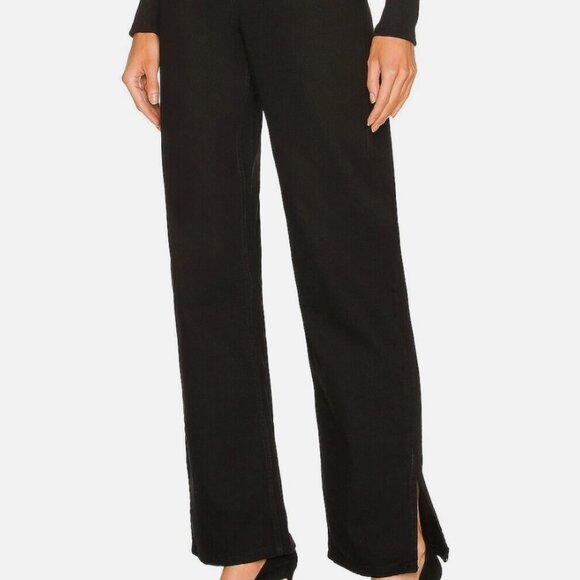 Dr Denim Echo Shoe Cut Black Straight Leg Jean Size 28 - Picture 1 of 3